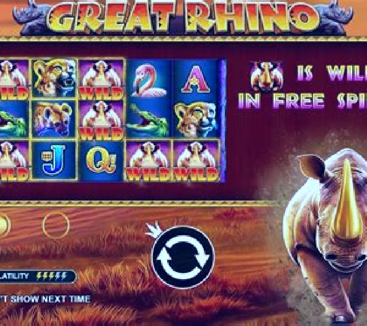 Royal Rhino slot game