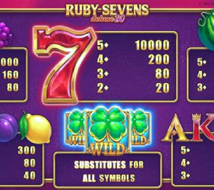 Ruby Sevens slot game