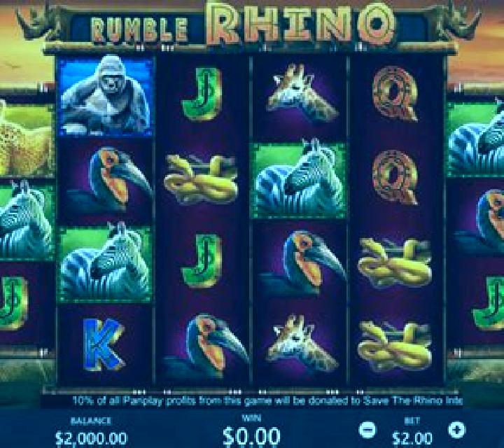 Rumble Rhino slot game