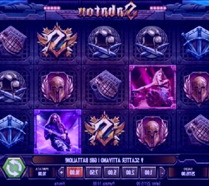 Sabaton slot machine