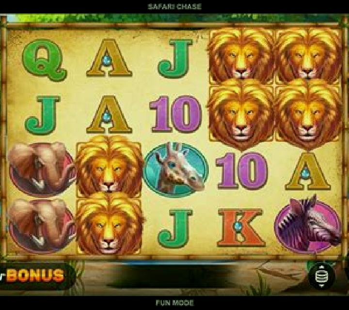 Safari Chase Hit n Roll slot machine