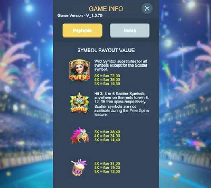 Samba Fiesta slot machine