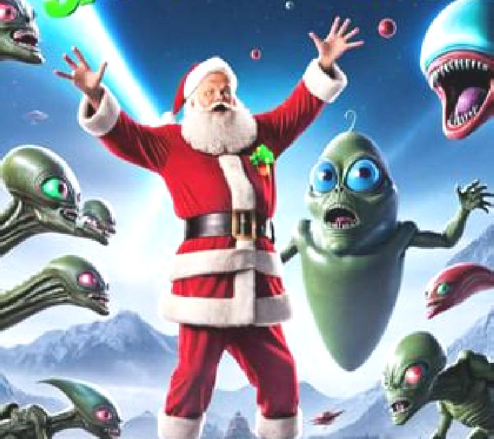Santa vs Aliens slot machine