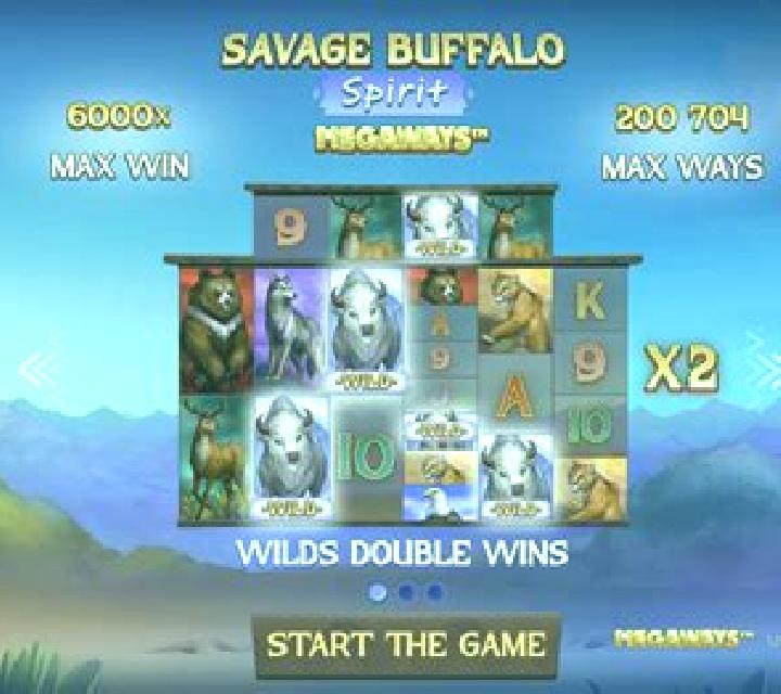 Savage Buffalo Spirit Megaways slot game