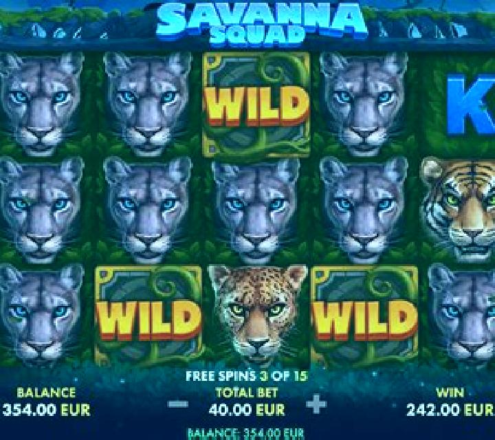 Savanna Squad slot game