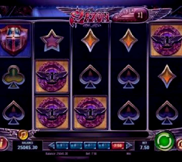 Saxon online slot