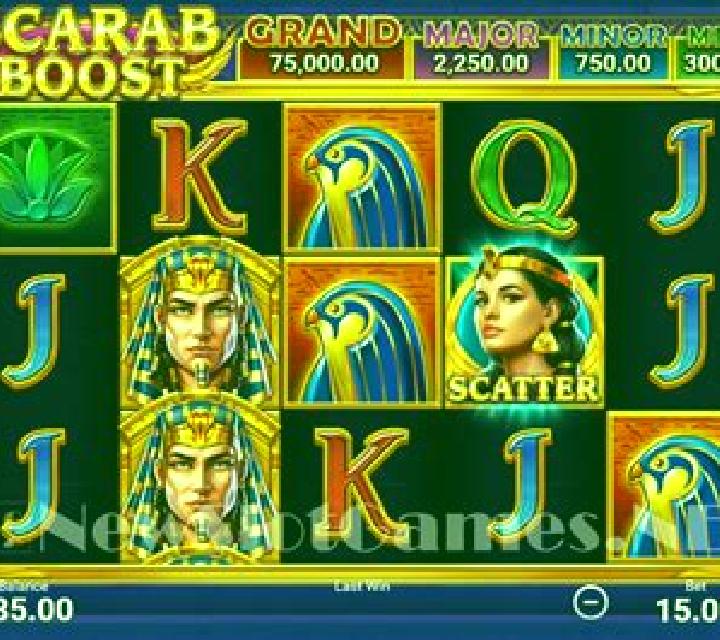 Scarab Boost slot machine