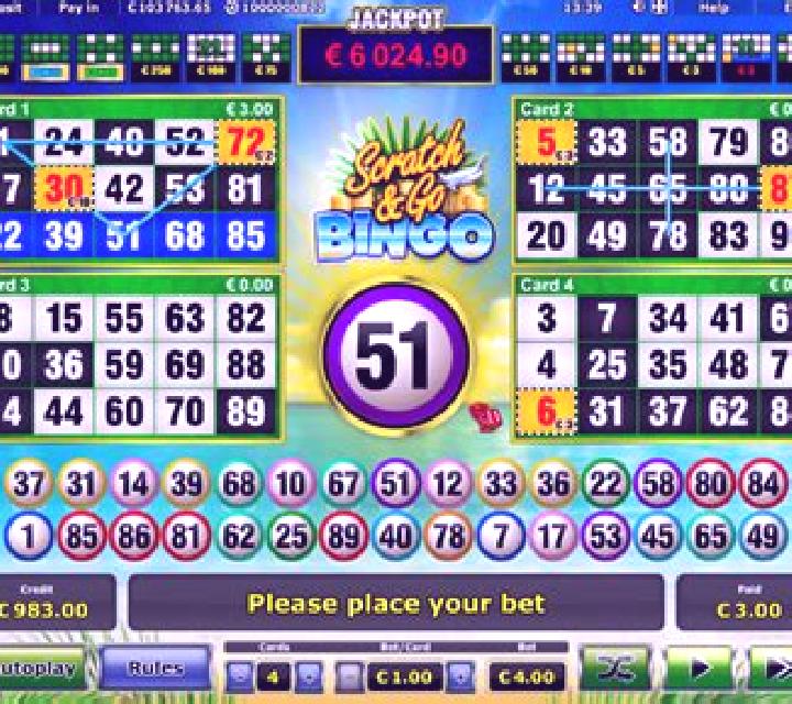 Scratch and Go Bingo slot game
