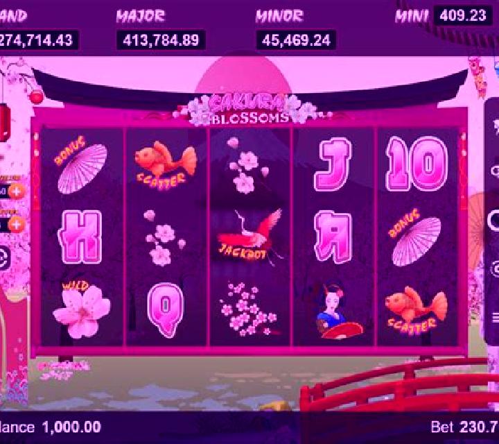 Scratch Cherry Blossoms slot machine