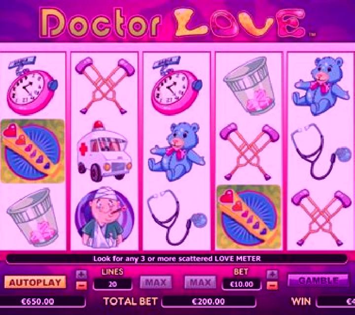 Scratch Dr Love slot machine