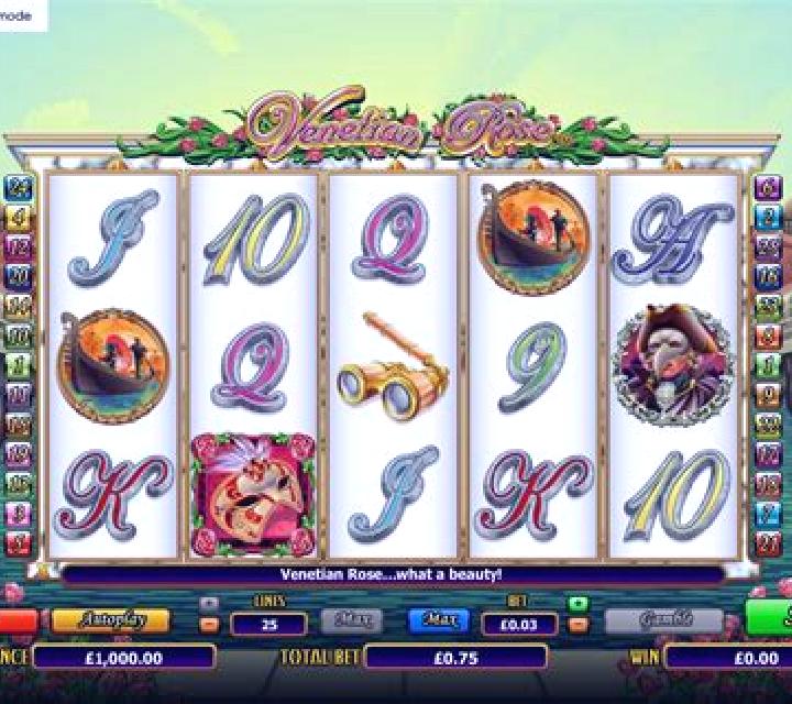 Scratch Venetian Rose slot machine