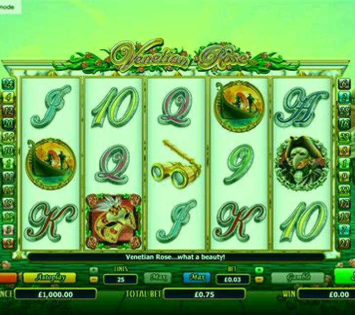 Scratch Venetian Rose slot