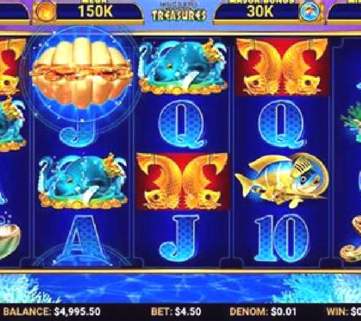 Sea Treasures Scratchcard slot machine