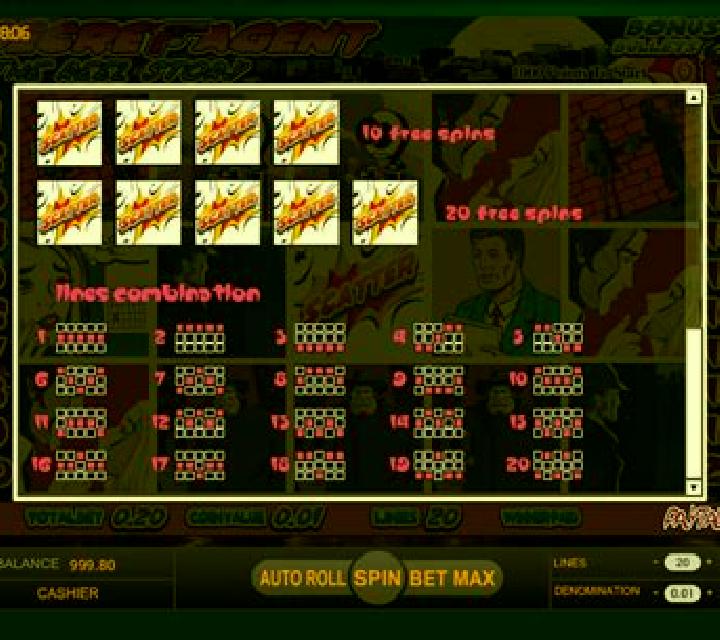 Secret Agent The Reel Story slot game
