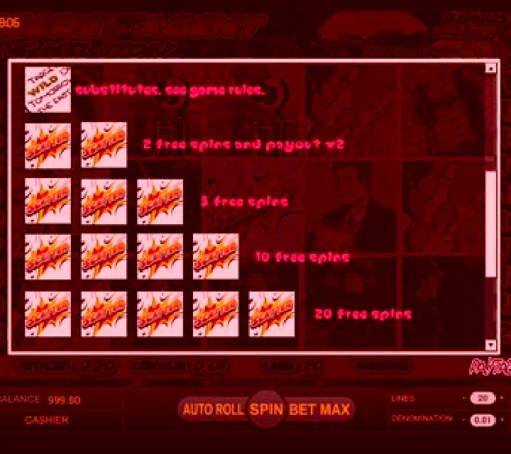 Secret Agent The Reel Story slot