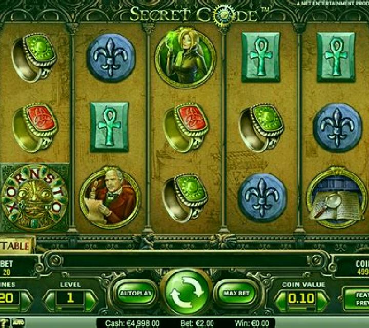 Secret Code slot game