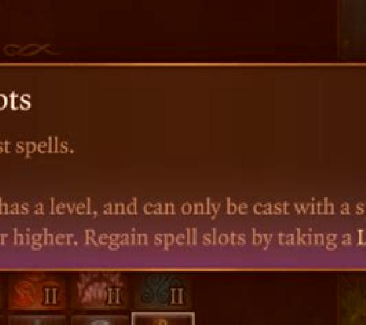 Secret Spell slot