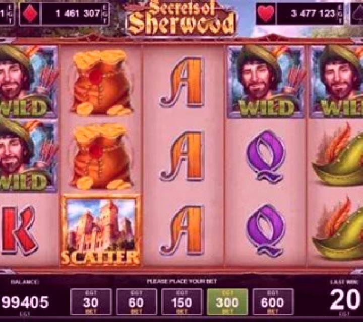 Secrets of Sherwood slot game