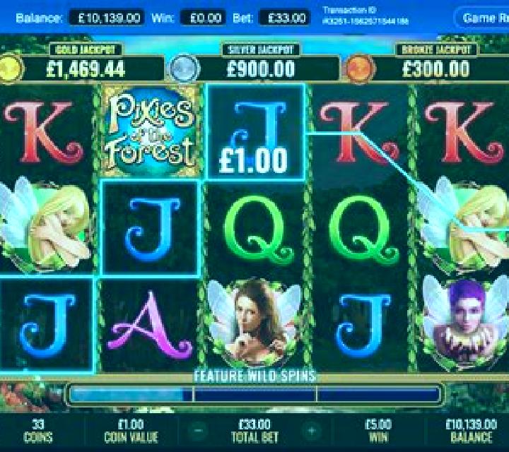 Secrets of the Pixies slot game