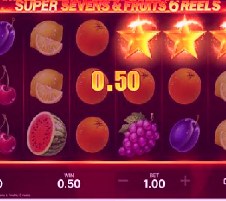 Sevens and Fruits: 6 Reels online slot