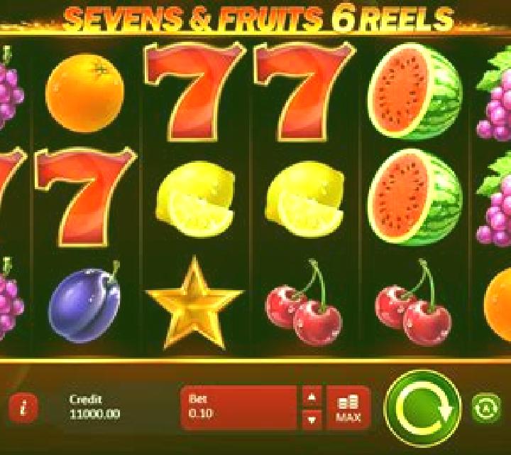 Sevens and Fruits: 6 Reels slot