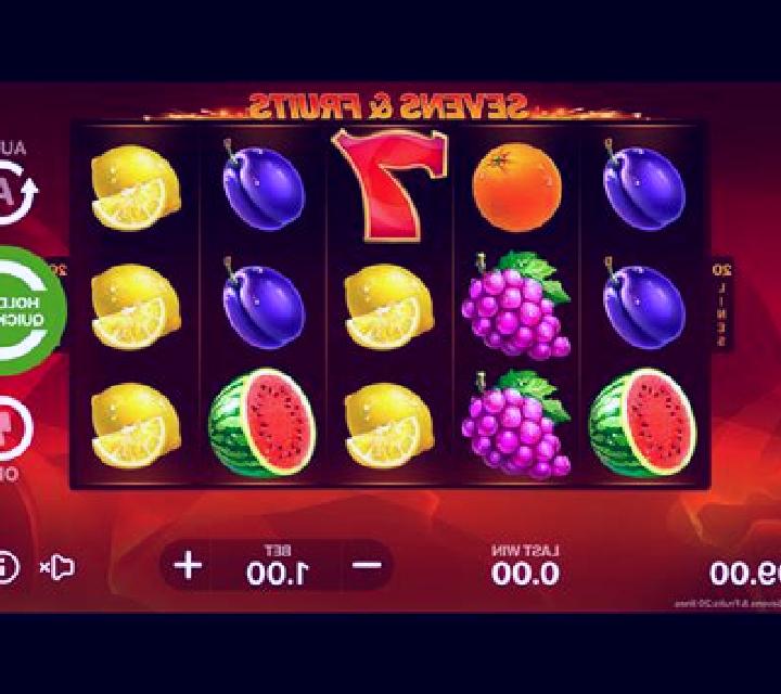 Sevens Fruits: 20 lines slot