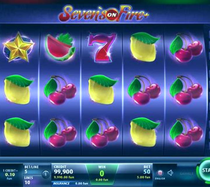 Sevens on Fire slot game