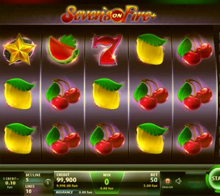 Sevens on Fire slot machine