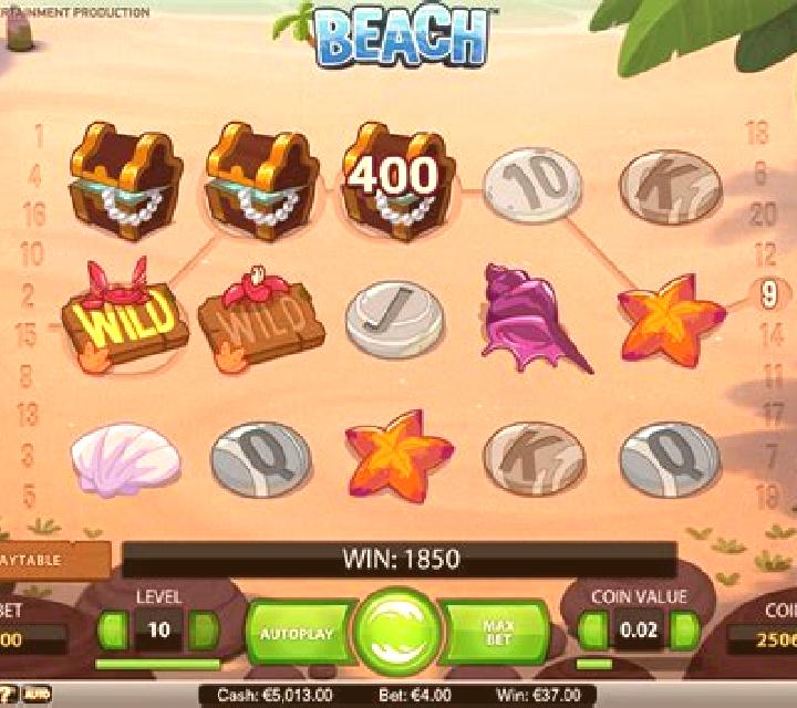 She/He Beach slot game