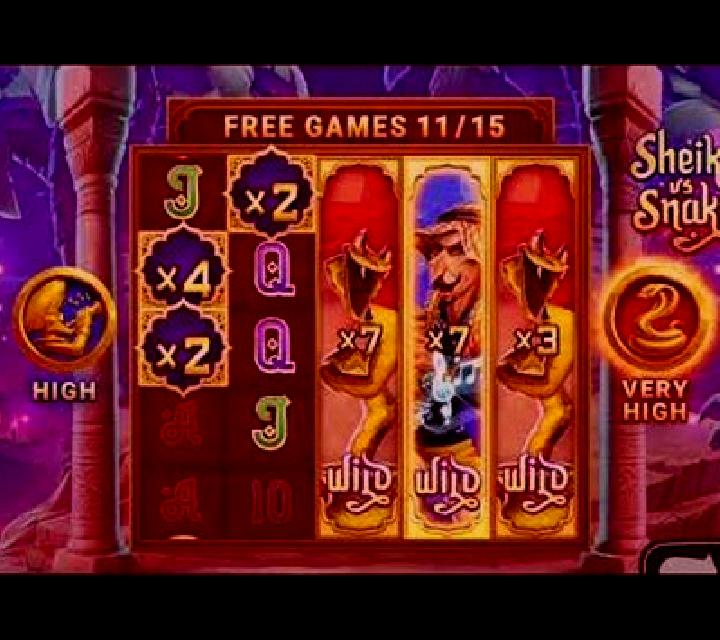 Sheikhs Vs Snakes slot machine