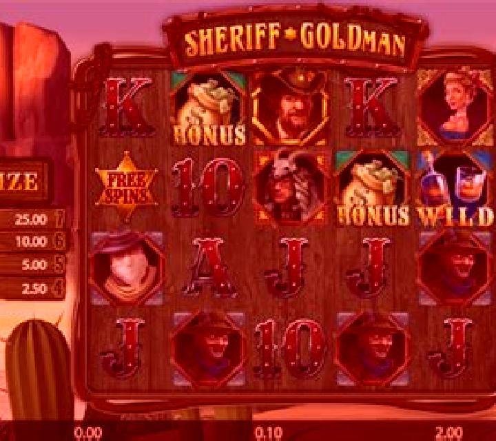 Sheriff Goldman online slot