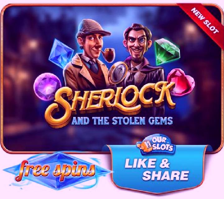 Sherlock and The Stolen Gems slot game