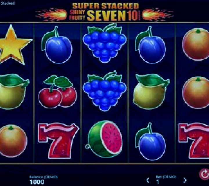 Shiny Fruits Seven 10 Lines Super Stacked slot machine