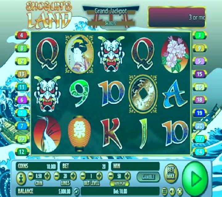 Shogun s Land slot machine