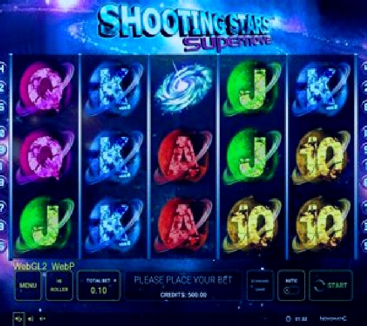Shooting Stars: Supernova slot
