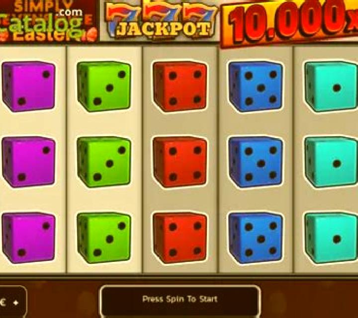 Simply Sevens Dice Easter slot
