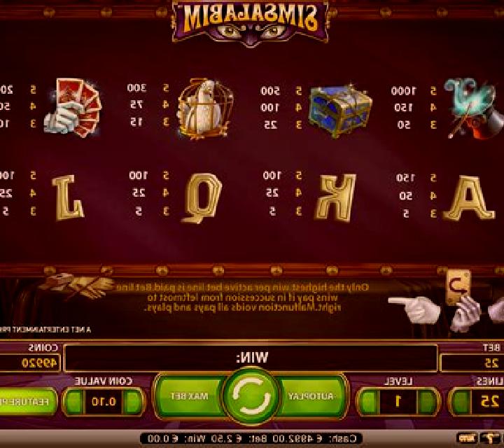 Simsalabim slot game