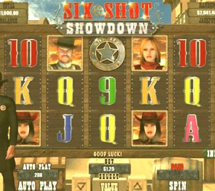 Six Shot Showdown slot machine
