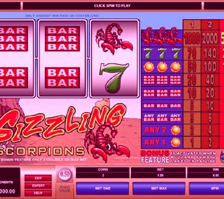 Sizzling Scorpions slot game