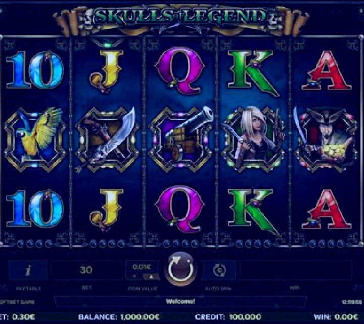 Skulls of Legend slot