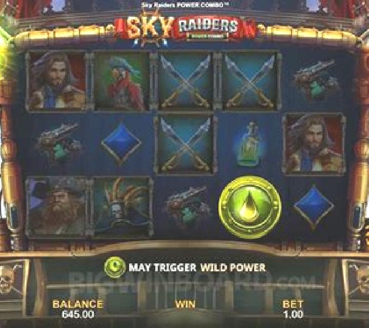 Sky Raiders Power Combo online slot