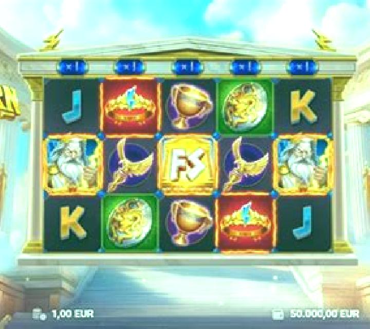 Skyborn slot machine