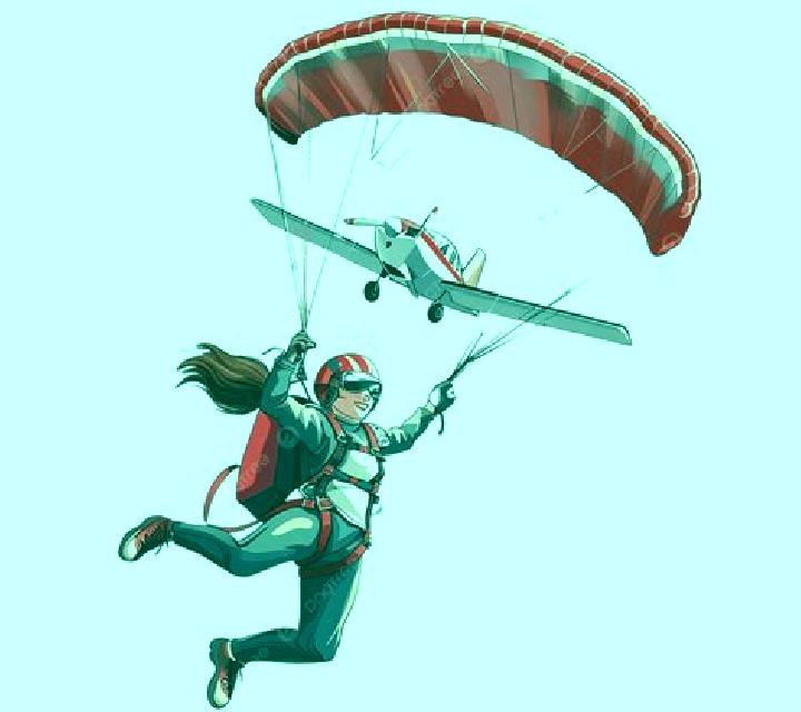 Skydiver slot game
