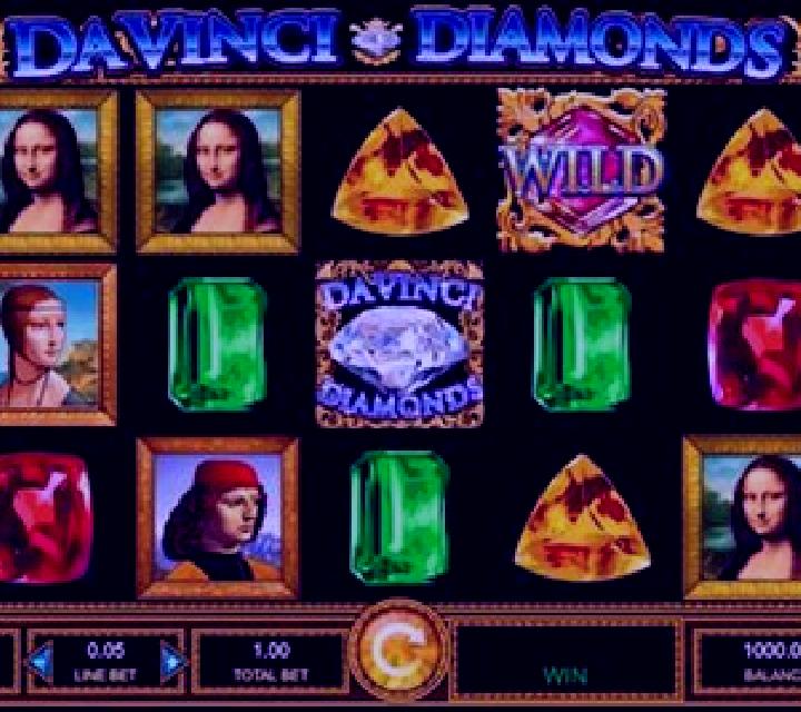 Slingo Da Vinci Diamonds slot game