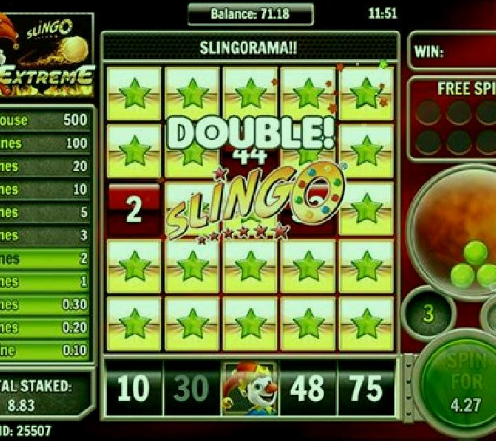 Slingo Extreme slot