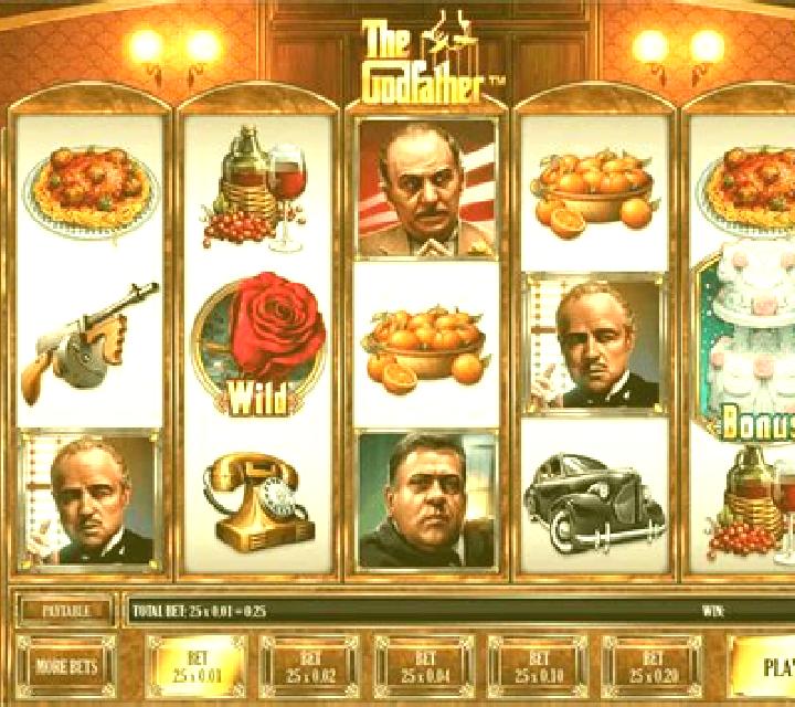 Slingo The Godfather slot machine