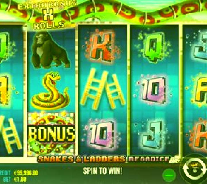 Snakes and Ladders Megadice slot game