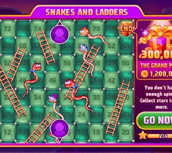 Snakes Ladders Pull Tab slot
