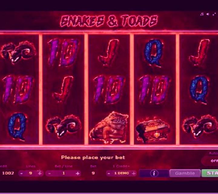Snakes Toads slot machine