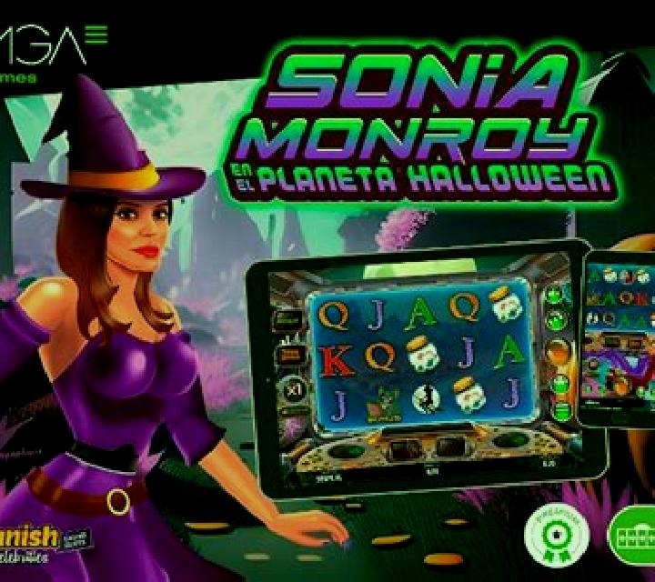 Sonia Monroy en El Planeta Halloween online slot